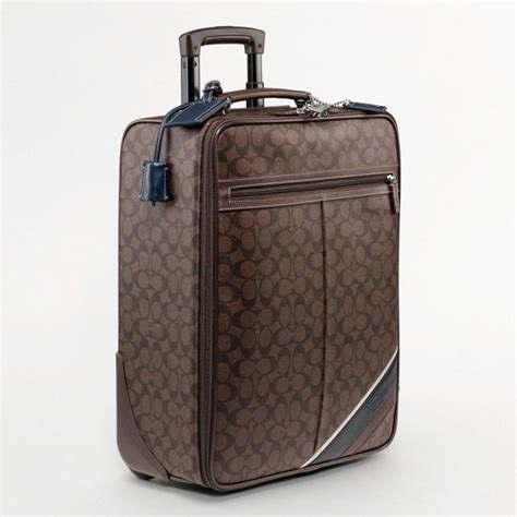 cheap coach rolling luggage|coach luggage men's.